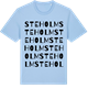 Blue Soul t-shirt med Steholm ordlek t-shirt