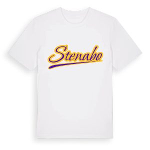 Stenabo baseball t-shirt – ekologisk bomull t-shirt från Pinshirt