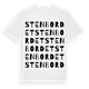 Stenbordet ordlek t-shirt