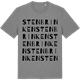 Mid Heather Gray t-shirt med Stenbrinken ordlek t-shirt