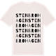 Vintage White t-shirt med Stenbrohagen ordlek t-shirt