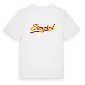 Stengård baseball t-shirt – ekologisk bomull t-shirt från Pinshirt