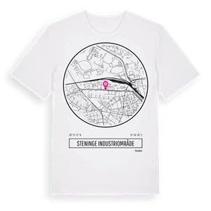 Steninge industriområde t-shirt – ekologisk bomull t-shirt från Pinshirt