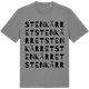 Mid Heather Gray t-shirt med Stenkärret ordlek t-shirt