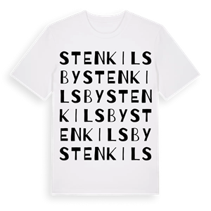 Stenkilsby ordlek t-shirt – ekologisk bomull t-shirt från Pinshirt