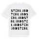 White t-shirt med Stenlund ordlek t-shirt