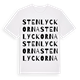 Stenlyckorna ordlek t-shirt