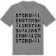 Mid Heather Gray t-shirt med Stensmålen ordlek t-shirt