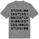 Mid Heather Gray t-shirt med Stensudden ordlek t-shirt