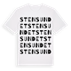 Stensundet ordlek t-shirt