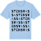 Blue Soul t-shirt med Stensvassa ordlek t-shirt