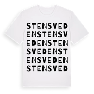 Stensveden ordlek t-shirt – ekologisk bomull t-shirt från PinShirt