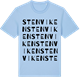 Blue Soul t-shirt med Stenviken ordlek t-shirt