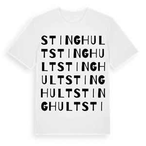 Stinghult ordlek t-shirt – ekologisk bomull t-shirt från Pinshirt