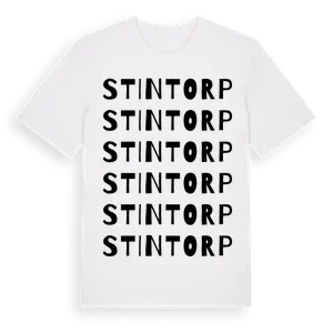 Stintorp ordlek t-shirt – ekologisk bomull t-shirt från Pinshirt