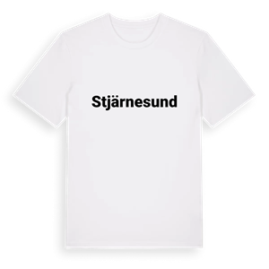 Stjärnesund fetstil t-shirt – ekologisk bomull t-shirt från PinShirt
