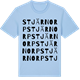 Blue Soul t-shirt med Stjärnorp ordlek t-shirt