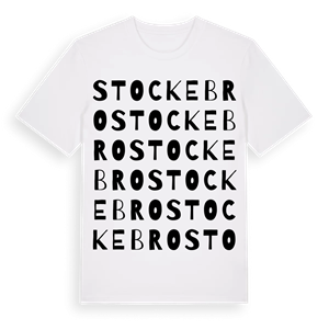Stockebro ordlek t-shirt – ekologisk bomull t-shirt från Pinshirt