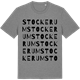Mid Heather Gray t-shirt med Stockerum ordlek t-shirt