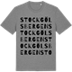 Mid Heather Gray t-shirt med Stockgölsbergen ordlek t-shirt