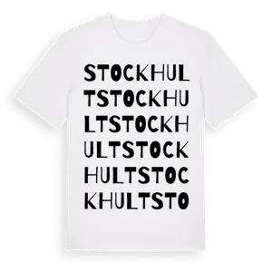 Stockhult ordlek t-shirt – ekologisk bomull t-shirt från Pinshirt