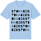 Blue Soul t-shirt med Stohagen ordlek t-shirt