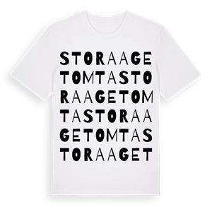 Stora Agetomta ordlek t-shirt – ekologisk bomull t-shirt från Pinshirt
