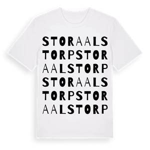 Stora Alstorp ordlek t-shirt – ekologisk bomull t-shirt från Pinshirt
