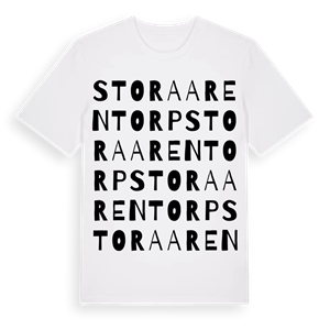 Stora Arentorp ordlek t-shirt – ekologisk bomull t-shirt från Pinshirt