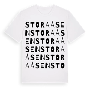 Stora Åsen ordlek t-shirt – ekologisk bomull t-shirt från Pinshirt
