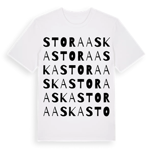 Stora Aska ordlek t-shirt – ekologisk bomull t-shirt från Pinshirt