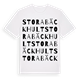 Stora Bäckhult ordlek t-shirt