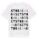 Stora Bianäset ordlek t-shirt