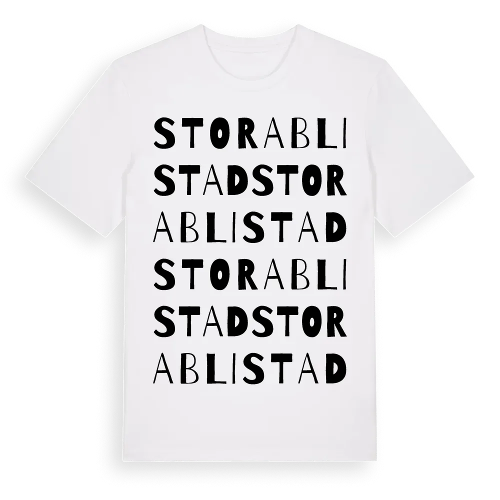 Stora Blistad ordlek t-shirt i miljö
