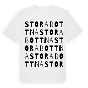 Stora Bottna ordlek t-shirt – ekologisk bomull t-shirt från Pinshirt