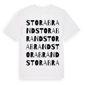 Stora Brand ordlek t-shirt – ekologisk bomull t-shirt från Pinshirt