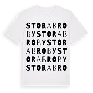 Stora Broby ordlek t-shirt – ekologisk bomull t-shirt från Pinshirt