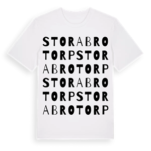 Stora Brotorp ordlek t-shirt – ekologisk bomull t-shirt från Pinshirt