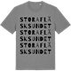 Mid Heather Gray t-shirt med Stora Fläsksundet ordlek t-shirt