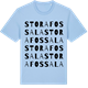 Blue Soul t-shirt med Stora Fossala ordlek t-shirt