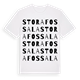 Stora Fossala ordlek t-shirt