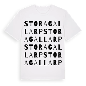 Stora Gallarp ordlek t-shirt – ekologisk bomull t-shirt från Pinshirt