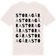 Vintage White t-shirt med Stora Gåra ordlek t-shirt