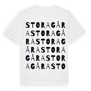 Stora Gåra ordlek t-shirt – ekologisk bomull t-shirt från Pinshirt