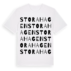 Stora Hagen ordlek t-shirt – ekologisk bomull t-shirt från Pinshirt