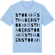 Blue Soul t-shirt med Stora Hästhagen ordlek t-shirt