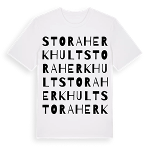 Stora Herkhult ordlek t-shirt – ekologisk bomull t-shirt från Pinshirt