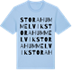 Blue Soul t-shirt med Stora Hummelvik ordlek t-shirt