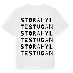 Stora Hyltestugan ordlek t-shirt – ekologisk bomull t-shirt från Pinshirt