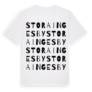 Stora Ingesby ordlek t-shirt – ekologisk bomull t-shirt från Pinshirt